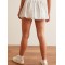 Women's new athleisure cotton lace skort