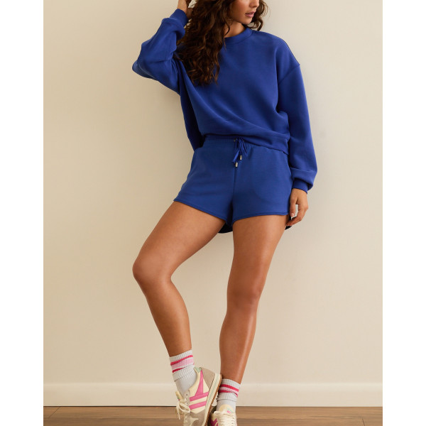 New arrival adjustable waist lounge shorts with side pockets