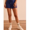 New arrival adjustable waist lounge shorts with side pockets