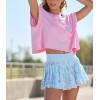 Women's crew neck oversized cut out t shirts lightweight baggy tees