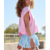 Women's crew neck oversized cut out t shirts lightweight baggy tees
