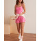 Moisture-wicking square neck wide strap workout dress