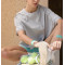 Women's oversized cotton short sleeve t shirts crew neck cropped sports tees