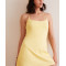 Women's scoop neck buttery soft spaghetti strap hollow back athletic dress