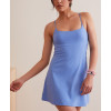 Women's scoop neck buttery soft spaghetti strap hollow back athletic dress