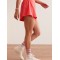 Women's 2 in 1 woven shorts with side pockets mid rise flowy running shorts with pockets