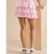 Women's high waist athletic ruffle skorts cute tennis skirts with built in shorts