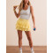 Women's high waist athletic ruffle skorts cute tennis skirts with built in shorts