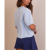Women's loose fit V neck cropped tees lightweight cotton short sleeve t shirts