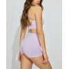 Women's high waist no front seam booty shorts curved seam biker shorts