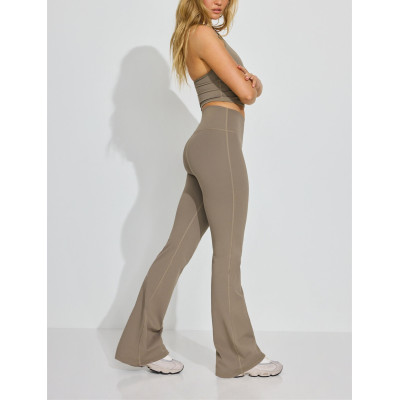 Women's wholesale flared leggings squat proof buttery soft bell bottomed yoga pants