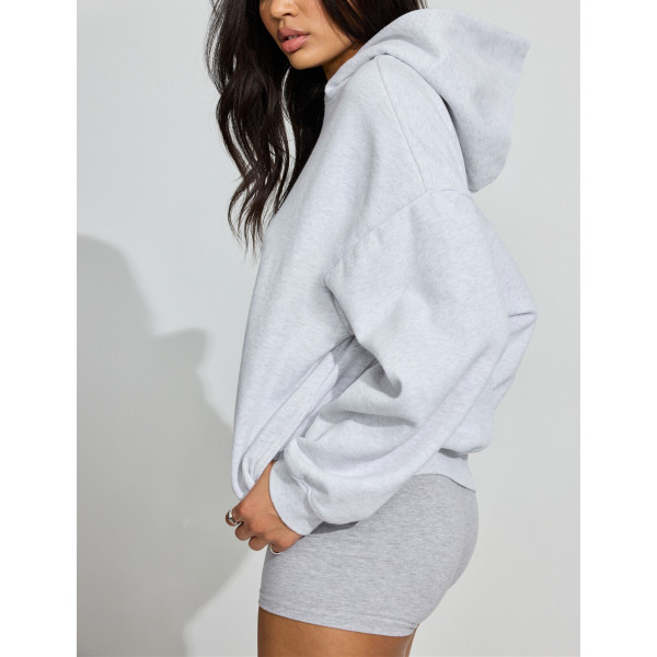 Women's heavy weight cotton fleece hoodies relaxed fit versatile sweatshirts with hood