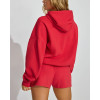 Women's heavy weight cotton fleece hoodies relaxed fit versatile sweatshirts with hood