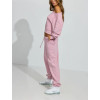 Women's cotton fleece sweatpants with side pockets elastic waist running joggers