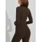 Long sleeve half zipper gym crop with thumblehole lightweight flattering workout tees