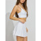 Women's high waist 2 in 1 tennis skirts flowy mini skirts with built in shorts