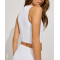 Women's new arrival half zipper sleeveless crop top lightweight full coverage workout tank