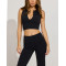 Women's new arrival half zipper sleeveless crop top lightweight full coverage workout tank