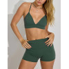 Women's new arrival triangle bra with adjustable straps lightweight back cross yoga bralette