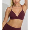 Women's new arrival triangle bra with adjustable straps lightweight back cross yoga bralette