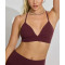 Women's new arrival triangle bra with adjustable straps lightweight back cross yoga bralette