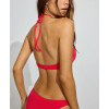 Ring halter swimwear top for women high quality padded bikini tops