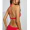 Ring halter swimwear top for women high quality padded bikini tops