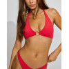 Ring halter swimwear top for women high quality padded bikini tops