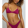 Triangle bikini top with adjustable straps classic self tie back bra with removable padding