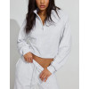Women's half zipper cotton fleece crop sweatshirts stand collar pullovers