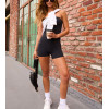 Studio to street strapless fitness jumpsuits one piece ultra soft short sports rompers