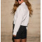 Long sleeve half zip cotton fleece sweatshirts regular fit drop shoulder pullovers
