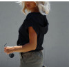 Short sleeve hooded cotton sweatshirts with kangaroo pockets half zipper pullover