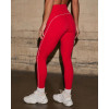 Tummy Control High Performance Fitness Tights With Side Piping Compressive Yoga Leggings
