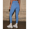 Tummy Control High Performance Fitness Tights With Side Piping Compressive Yoga Leggings