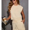 Short sleeve muscle t shirts for women crew neck regular fit crop top