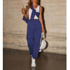 Elastic waist cotton joggers for women with side pockets comfortable soft touch sweatpants