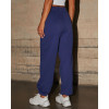 Elastic waist cotton joggers for women with side pockets comfortable soft touch sweatpants