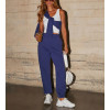 Elastic waist cotton joggers for women with side pockets comfortable soft touch sweatpants