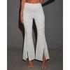 Women's high waisted cotton flared pants luxury loungewear sweatpants