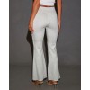 Women's high waisted cotton flared pants luxury loungewear sweatpants