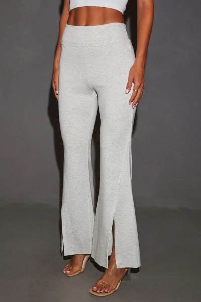Women's high waisted cotton flared pants luxury loungewear sweatpants