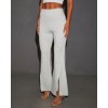 Women's high waisted cotton flared pants luxury loungewear sweatpants