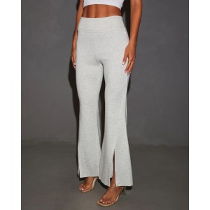 Women's high waisted cotton flared pants luxury loungewear sweatpants