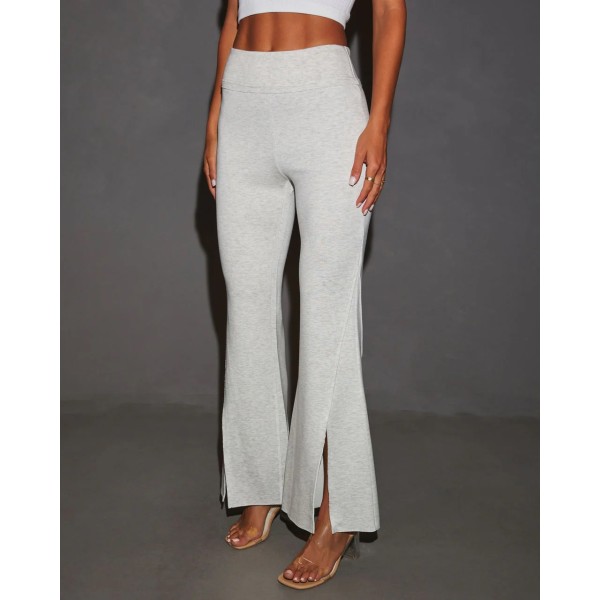 Women's high waisted cotton flared pants luxury loungewear sweatpants