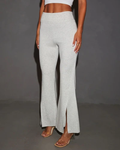 Women's high waisted cotton flared pants luxury loungewear sweatpants