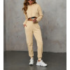 New arrival cotton fleece raw edge cropped hoodies for women