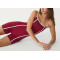 Women's color block fitness jumpsuits with removable paddings one piece shorts