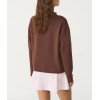 Women's cozy fit high neck half zipper sweatshirts