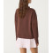 Women's cozy fit high neck half zipper sweatshirts